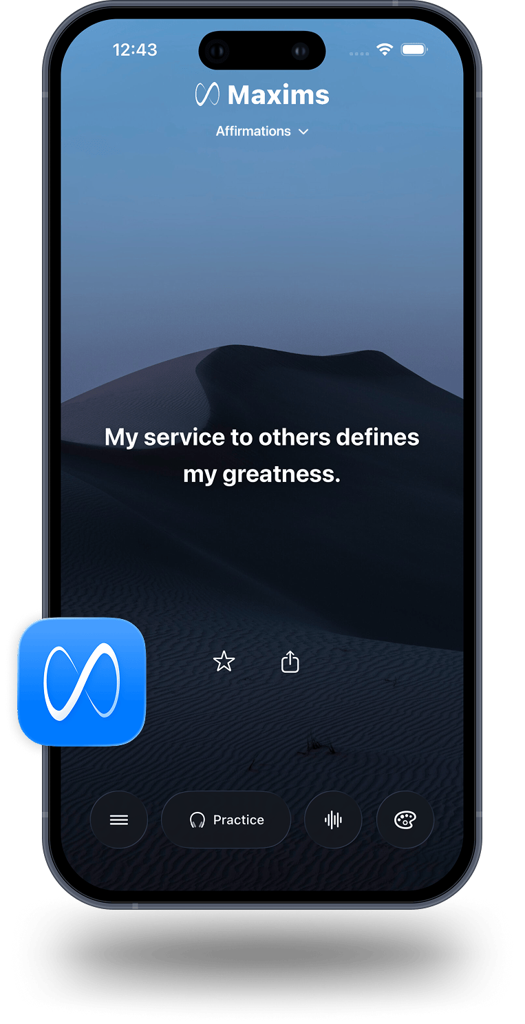 Maxims App Preview